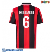 Fotballdrakt Herre OGC Nice Hicham Boudaoui #6 Hjemmedrakt 2025-26 Kortermet